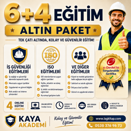 6+4 SERTİFİKALI EĞİTİM-GOLD PAKET (10 EĞİTİM)