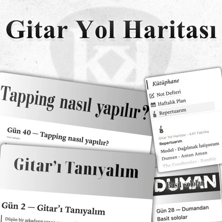 Gitar Yol Haritası - 53 günde gitar yolculuğuna başla