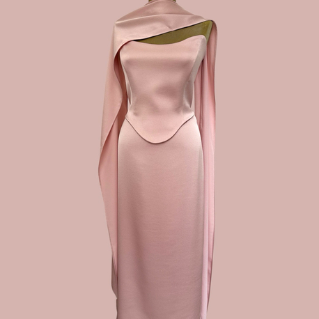 PEONY DRESS (pudra)
