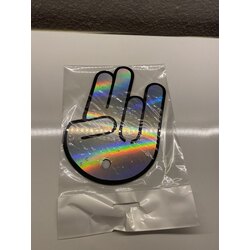 Jdm arka silecek süsü hologramlı büyük boy 