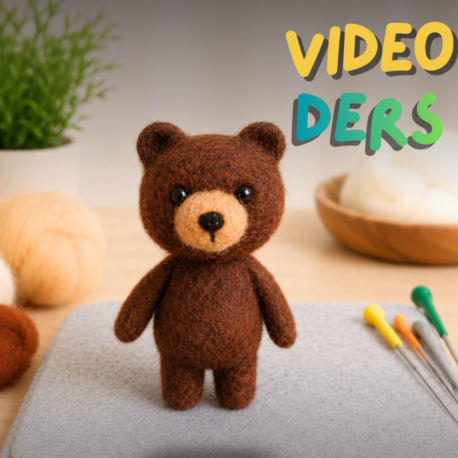 Keçe Ayıcık Nasıl Yapılır? Detaylı Yapım Aşamalı Video Ders 