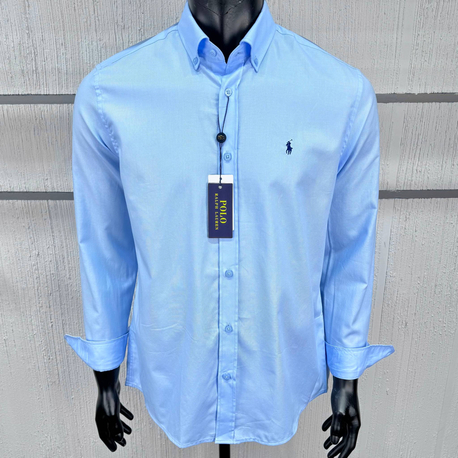 POLO RALPH LAUREN OXFORD KUMAŞ GÖMLEK GÖĞÜSTE İMZA MİDİLLİ NAKIŞ