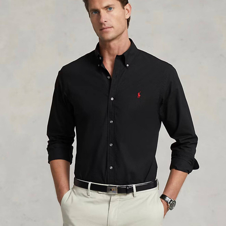 POLO RALPH LAUREN OXFORD KUMAŞ GÖMLEK GÖĞÜSTE İMZA MİDİLLİ NAKIŞ