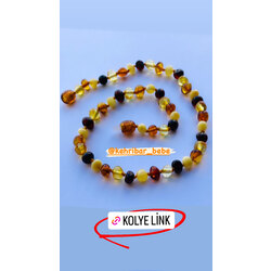 Sertifikalı Orijinal kehribar Bebek Kolye