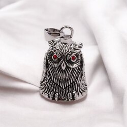 Guardian Bell - Owl Red & White 