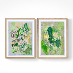 Green Thoughts 1&2, 70*50 cm