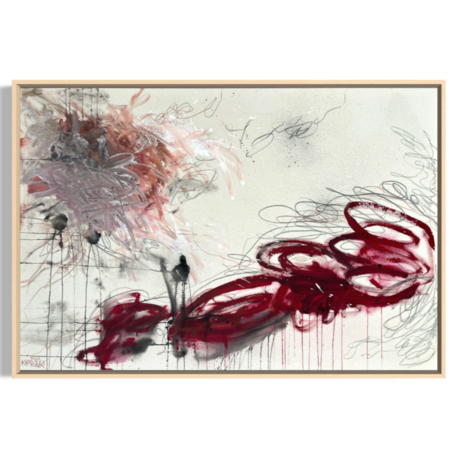 Red Threshold, 120*80 cm 