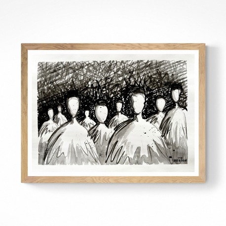 The Silent Ones, 50*35 cm