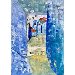 Lost in Blues, 100*70 cm