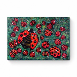 Ladybugs, 100*70cm
