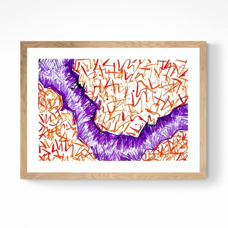 Stories of Lines-2 50*35 cm