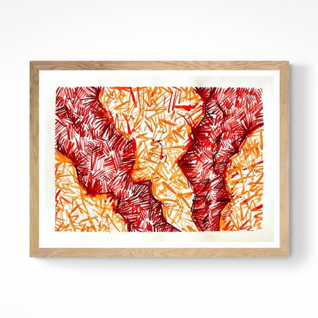 Stories of Lines-3 50*35 cm