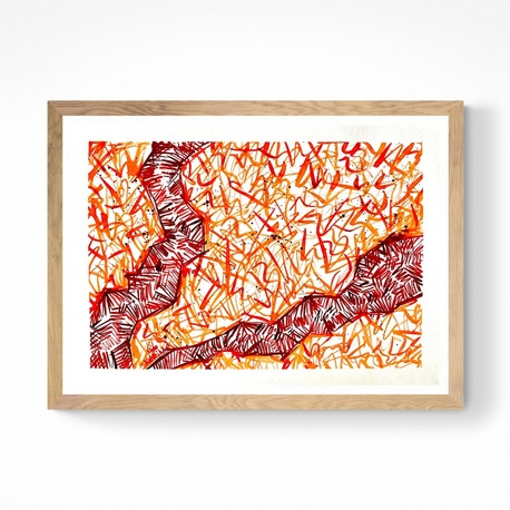 Stories of Lines-4 50*35 cm