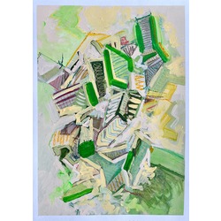 Green Thoughts-2, 50*35 cm