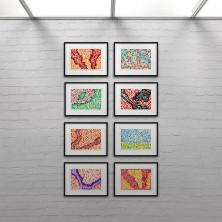 Stories of Lines Serisi  140*100 cm