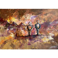 The Two, 100*70 cm