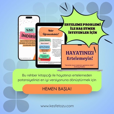 Hayatınızı Ertelemeyin! (Bugün Al, Hemen Başla!)