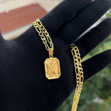 Monogram Kolye Zincirli 