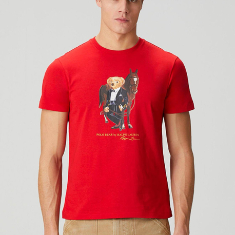 PL RALPH LAUREN BEAR BASKILI PAMUK TSHIRT