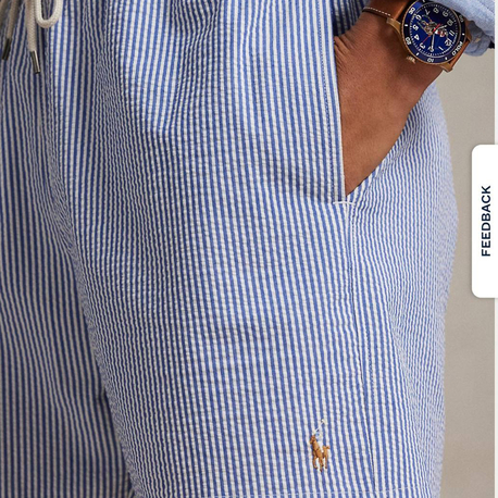 PL RALPH LAUREN ÖZEL ÇİZGİ YOKU KUMAŞ ŞORT