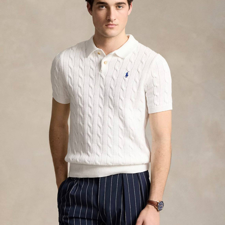 POLO RALPH LAUREN POLO YAKA %100 PAMUK TRİKO SAÇ ÖRGÜLÜ NAKIŞ LOGO ORJ SERİES