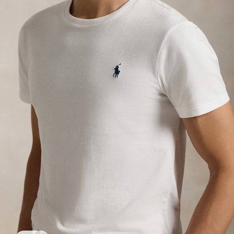 POLO RALPH LAUREN MİDİLLİ NAKIŞ TSHIRT PIMA COTTON KUMAŞ ORJ SERİES