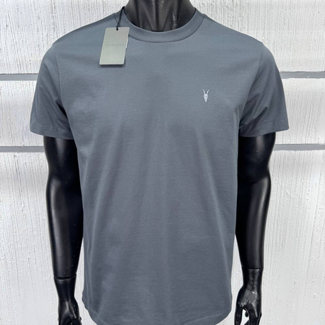 ALLSAINT NAKIŞ LOGOLU TSHIRT PAMUK PIMA KUMAŞ REGULAR FIT