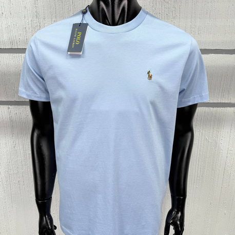 POLO RALPH LAUREN PAMUK PİMA KUMAŞ TSHIRT İMZA MİDİLLİ NAKIŞ ORJ SERİES
