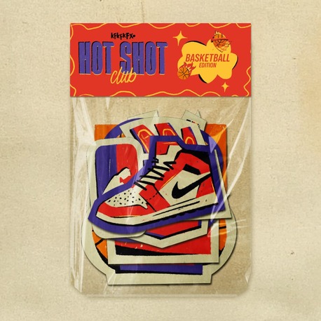 Hot Shot - Basketball Sticker Pack 