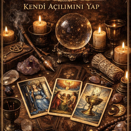 TAROT ÖĞREN | KENDİ AÇILIMINI YAP REHBERİ (PDF) 