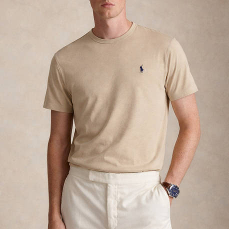 PRL Cotton Basic T-Shirt Beige