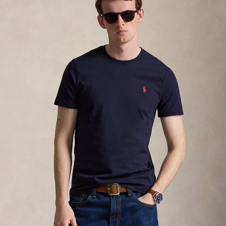 PRL Cotton Basic T-Shirt Navy Blue