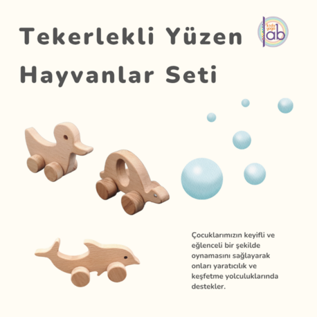Tekerlekli Yüzen Hayvanlar Seti