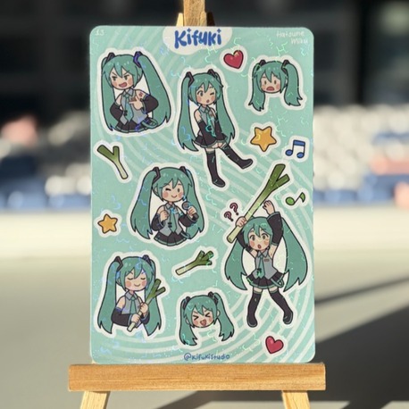 hatsune miku sticker sheet