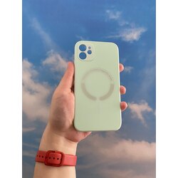 IPhone 11 MagSafe Aynalı Kılıf(su yeşili)