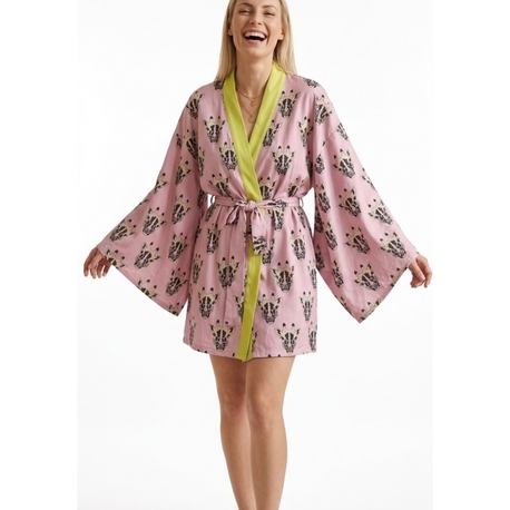 Pink Safari Kimono