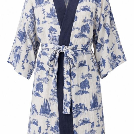 Indigo Garden Kimono