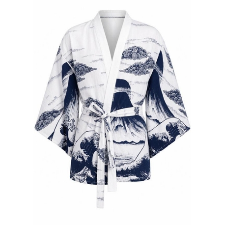 Indigo Wave Kimono 
