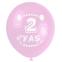 Pembe 2 Yaş Balonu