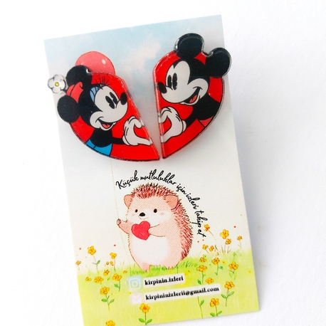 Minnie♡Mickey 2'li Pin