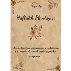 HAFTALIK PLANLAYICI