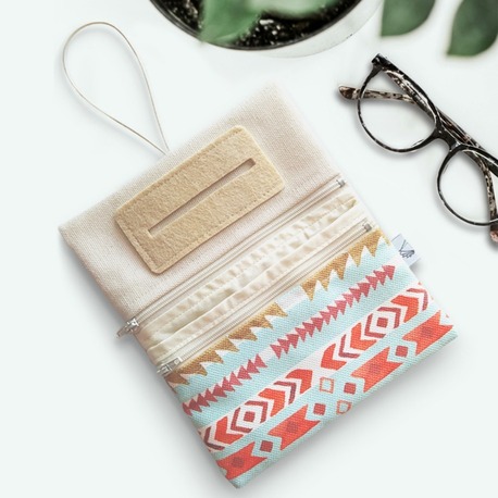 Naturel Boho Kanvas Tütün Çantası
