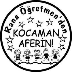 Öğretmenden Kocaman Aferin Kaşesi