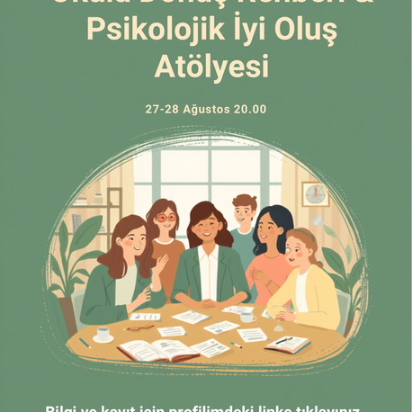 Okula Dönüş Atölyesi: Saha Hazırlığı & PDR İyi Oluşu (Canlı Atölye + Doküman Paketi)