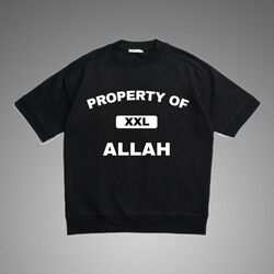 Property Of XXL Tyson Oversize Siyah T-shirt 