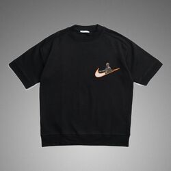 Conor Mcgregor Nike Logolu Oversize Siyah T-shirt