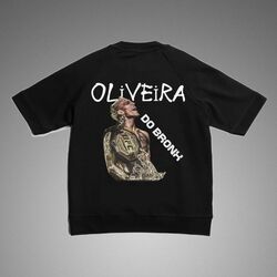 Charles Oliveira Oversize Siyah T-shirt