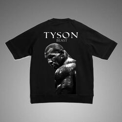 Tyson Beast Siyah Oversize T-shirt