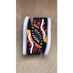 Flames  | Vans old Skool