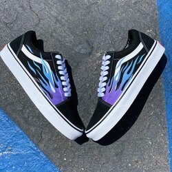 Flames | Vans old Skool